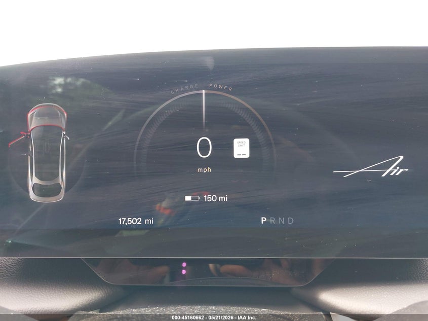 2024 Lucid Air VIN 50EA1PGA4RA004788 IAAI salvage auction — FRONT END, Wait Title, sold $8,000 on 2026-10-03 (photo 7)