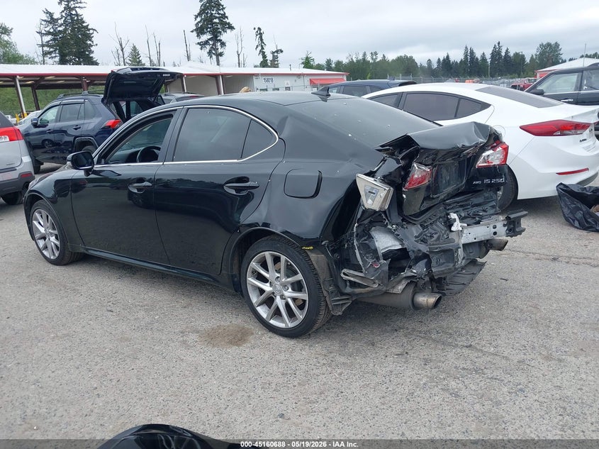 2012 Lexus Is VIN JTHCF5C2XC5057625 IAAI salvage auction — REAR END, Bill Of Sale (Washington), sold $575 on 2026-07-08 (photo 3)
