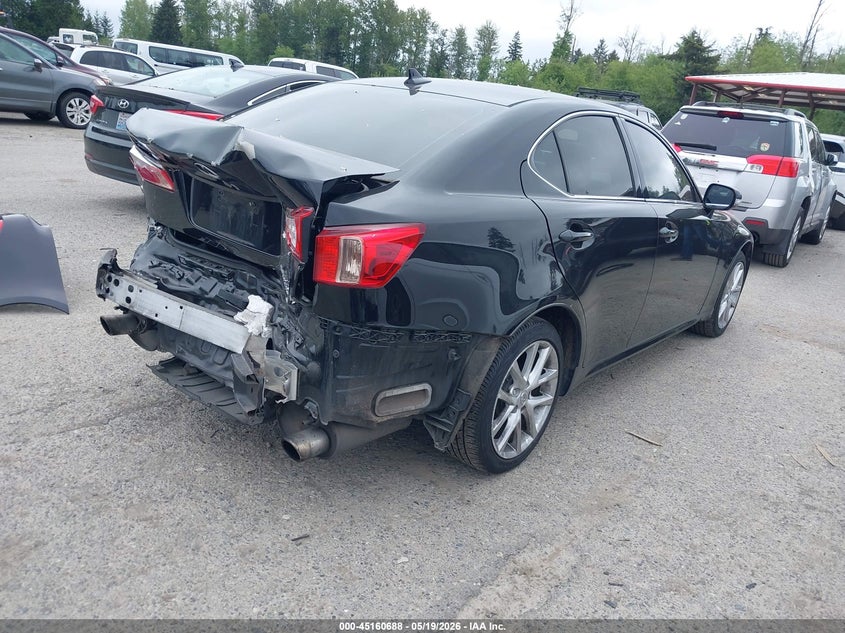 2012 Lexus Is VIN JTHCF5C2XC5057625 IAAI salvage auction — REAR END, Bill Of Sale (Washington), sold $575 on 2026-07-08 (photo 4)