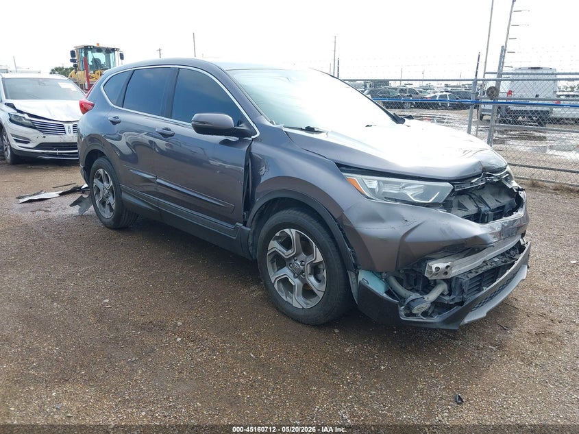 2019 Honda Cr-v VIN 7FARW1H89KE037286 IAAI salvage auction — FRONT & REAR, Original (Texas), sold $6,100 on 2026-07-28 (photo 1)
