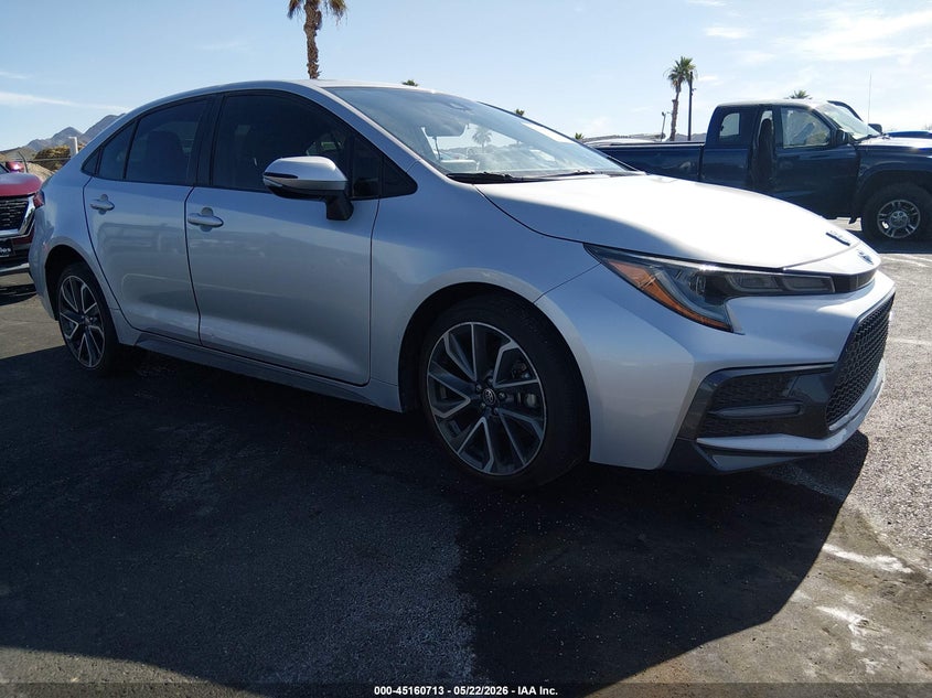2022 Toyota Corolla VIN JTDS4MCE4N3501104 IAAI salvage auction — LEFT SIDE, Salvage (Nevada), sold $6,400 on 2026-07-10 (photo 1)