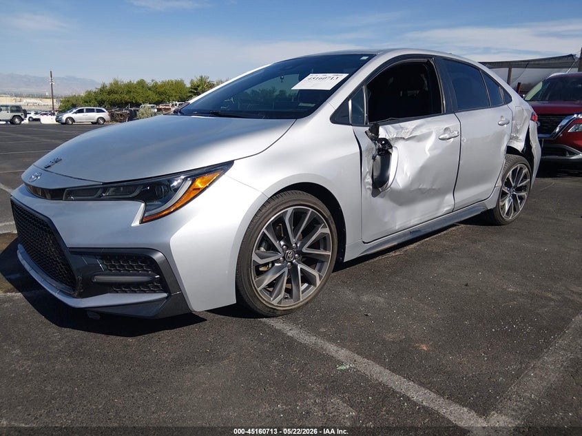 2022 Toyota Corolla VIN JTDS4MCE4N3501104 IAAI salvage auction — LEFT SIDE, Salvage (Nevada), sold $6,400 on 2026-07-10 (photo 2)