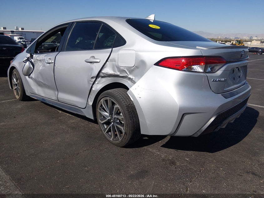 2022 Toyota Corolla VIN JTDS4MCE4N3501104 IAAI salvage auction — LEFT SIDE, Salvage (Nevada), sold $6,400 on 2026-07-10 (photo 3)
