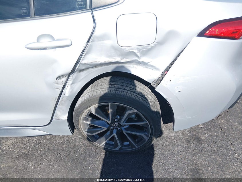 2022 Toyota Corolla VIN JTDS4MCE4N3501104 IAAI salvage auction — LEFT SIDE, Salvage (Nevada), sold $6,400 on 2026-07-10 (photo 6)