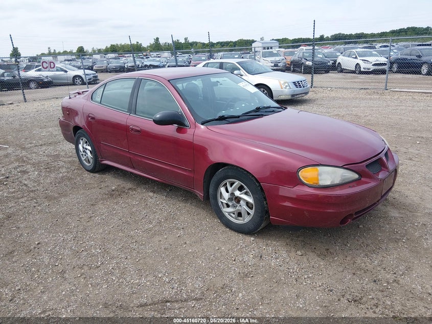 2004 Pontiac Grand am VIN 1G2NE52F44M637983 IAAI salvage auction — LEFT SIDE, Salvage (Illinois), sold $275 on 2026-07-08 (photo 1)