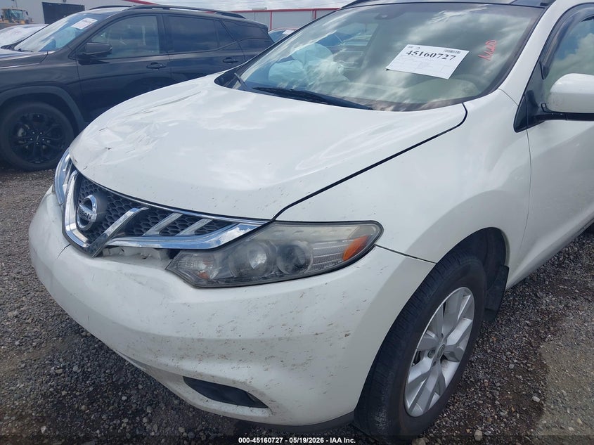 2012 Nissan Murano VIN JN8AZ1MU3CW119275 IAAI salvage auction — FRONT END, Salvage (Louisiana), sold $250 on 2026-07-22 (photo 6)