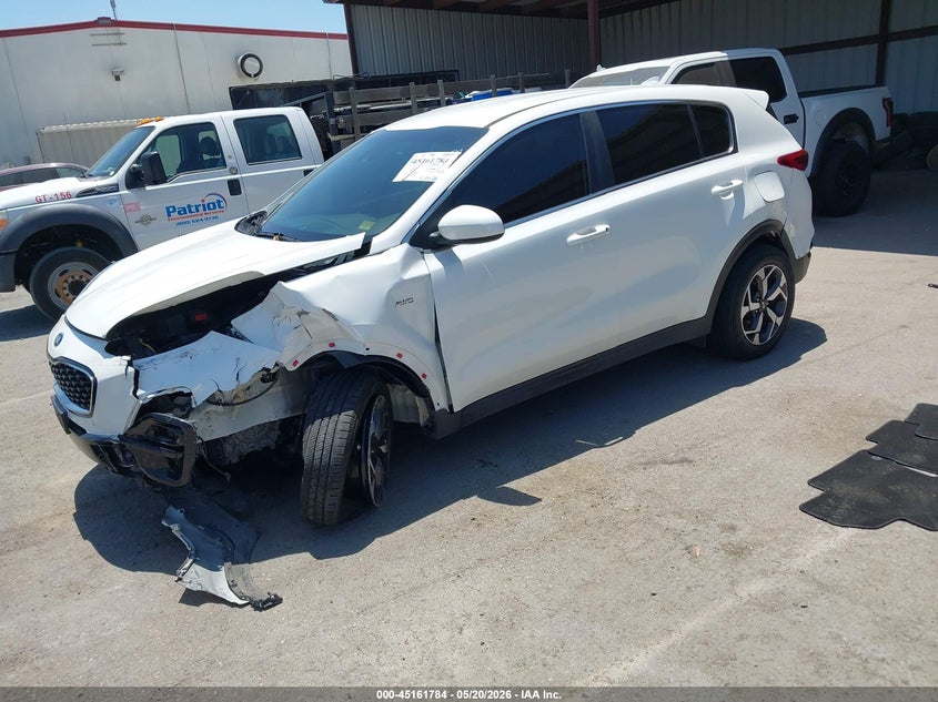 2022 Kia Sportage VIN KNDPMCAC4N7009814 IAAI salvage auction — LEFT FRONT, Salvage (California), sold $3,250 on 2026-07-29 (photo 2)
