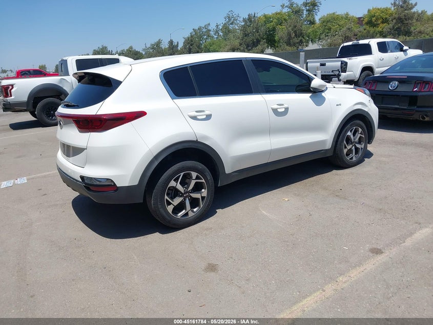 2022 Kia Sportage VIN KNDPMCAC4N7009814 IAAI salvage auction — LEFT FRONT, Salvage (California), sold $3,250 on 2026-07-29 (photo 4)