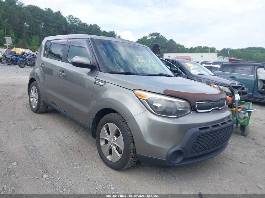 2015 Kia Soul VIN KNDJN2A2XF7221994 IAAI salvage auction — NORMAL WEAR, Clear (Georgia), sold $925 on 2026-07-14 (photo 1)