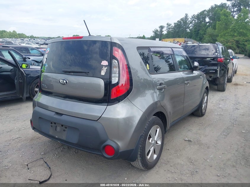 2015 Kia Soul VIN KNDJN2A2XF7221994 IAAI salvage auction — NORMAL WEAR, Clear (Georgia), sold $925 on 2026-07-14 (photo 4)