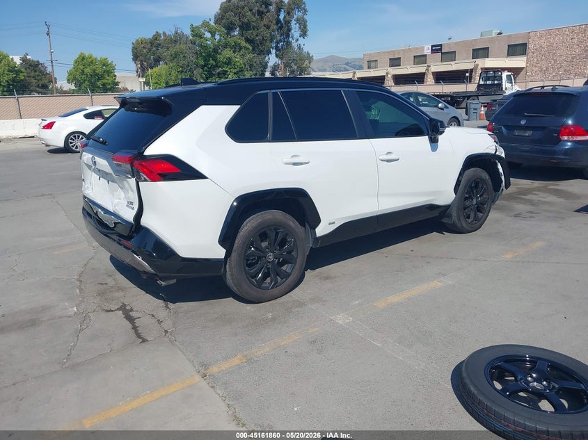 2023 Toyota Rav 4 VIN JTME6RFV1PD546384 IAAI salvage auction — RIGHT FRONT, Salvage (California), sold $21,100 on 2026-07-10 (photo 4)