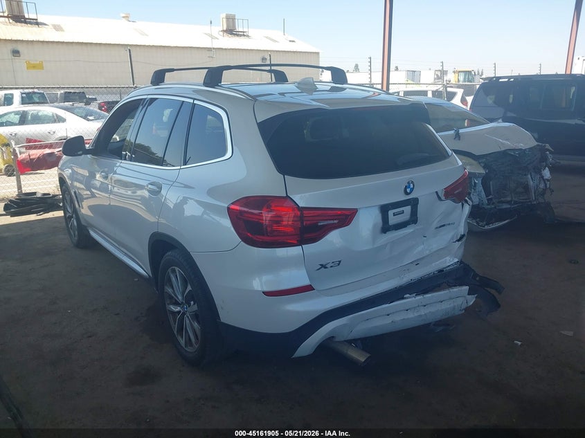 2019 BMW X3 VIN 5UXTR7C57KLF27975 IAAI salvage auction — REAR END, Salvage (California), sold $6,200 on 2026-07-07 (photo 3)