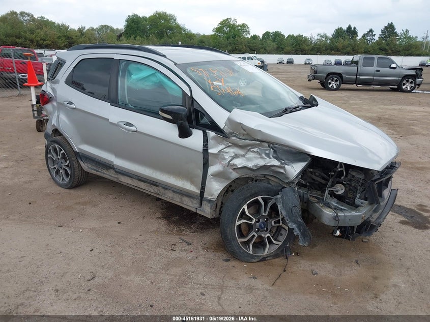 2020 Ford Ecosport VIN MAJ6S3JL0LC362210 IAAI salvage auction — FRONT & REAR, Salvage (Indiana), sold $300 on 2026-07-14 (photo 1)