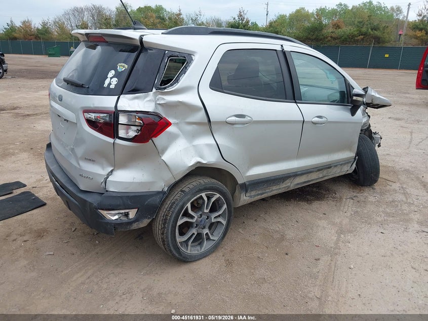 2020 Ford Ecosport VIN MAJ6S3JL0LC362210 IAAI salvage auction — FRONT & REAR, Salvage (Indiana), sold $300 on 2026-07-14 (photo 4)