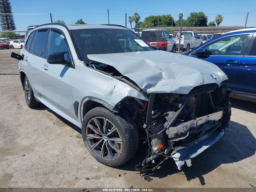 2024 BMW X5 VIN 5UX33EU05R9T83114 IAAI salvage auction — FRONT END, Salvage Title, sold $15,100 on 2026-07-28 (photo 1)