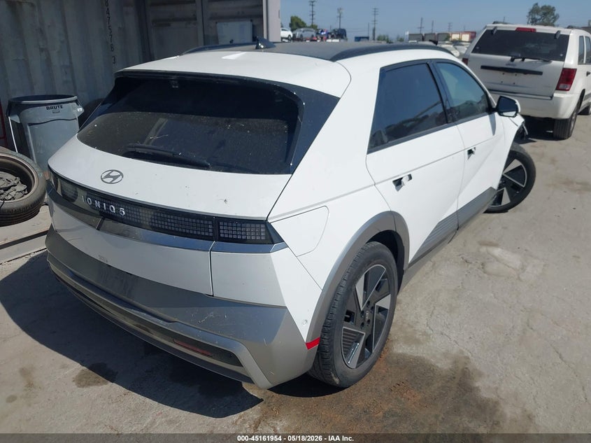 2025 Hyundai Ioniq 5 VIN 7YAKR4DA5SY037891 IAAI salvage auction — RIGHT FRONT, Salvage (California), sold $13,100 on 2026-07-29 (photo 4)
