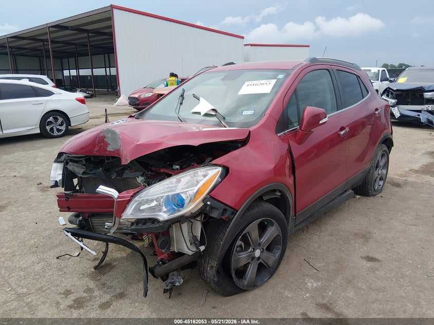 2014 Buick Encore VIN KL4CJASB3EB742977 IAAI salvage auction — FRONT END, Salvage (Texas), sold $275 on 2026-07-07 (photo 2)
