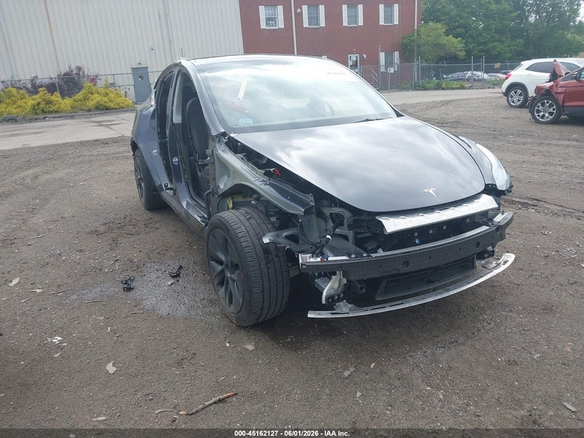 2024 Tesla Model y VIN 7SAYGDEE8RA296281 IAAI salvage auction — ALL OVER, Salvage Title, sold $8,500 on 2026-07-15 (photo 1)