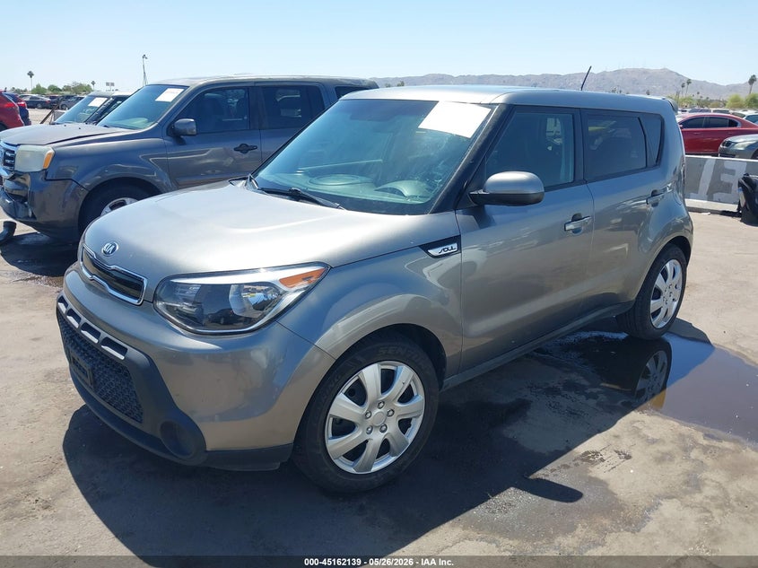 2015 Kia Soul VIN KNDJP3A57F7126674 IAAI salvage auction — REAR END, Salvage (Arizona), sold $600 on 2026-07-28 (photo 2)
