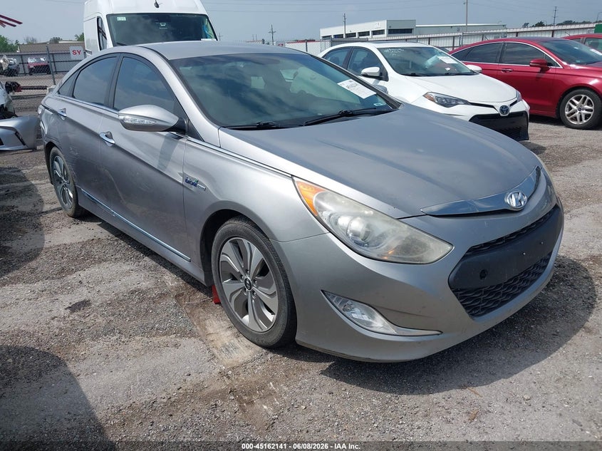 2013 Hyundai Sonata VIN KMHEC4A48DA096218 IAAI salvage auction — LEFT REAR, Salvage (Oklahoma), sold $425 on 2026-07-28 (photo 1)