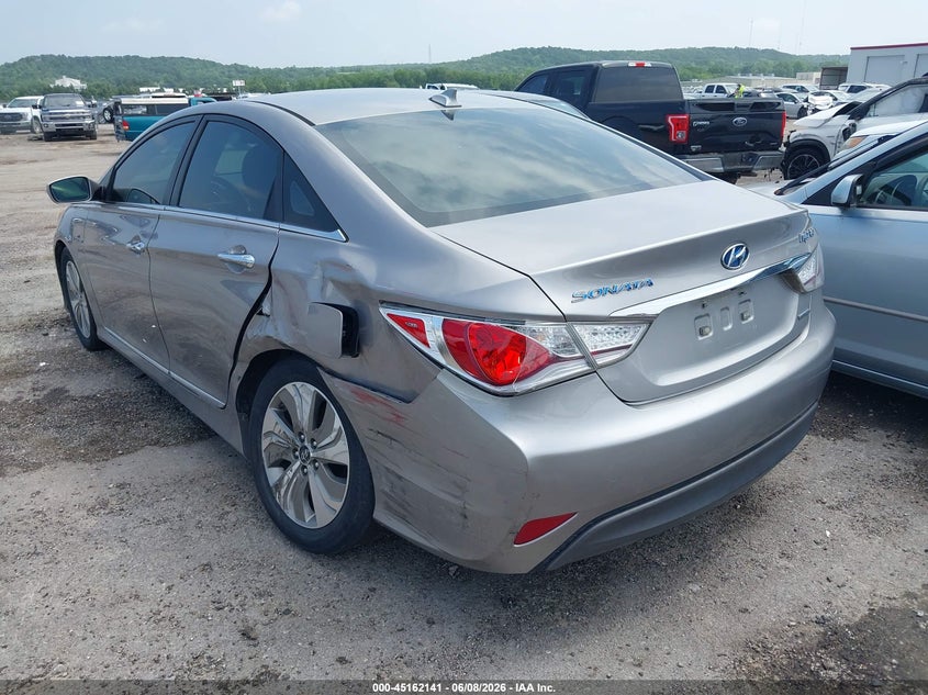 2013 Hyundai Sonata VIN KMHEC4A48DA096218 IAAI salvage auction — LEFT REAR, Salvage (Oklahoma), sold $425 on 2026-07-28 (photo 3)