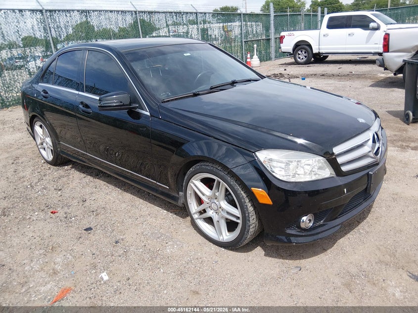 2010 Mercedes-benz C class VIN WDDGF5EB8AF445532 IAAI salvage auction — REAR END, Salvage (Kansas), sold $1,575 on 2026-08-07 (photo 1)