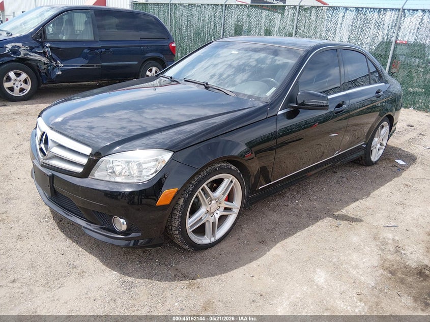 2010 Mercedes-benz C class VIN WDDGF5EB8AF445532 IAAI salvage auction — REAR END, Salvage (Kansas), sold $1,575 on 2026-08-07 (photo 2)