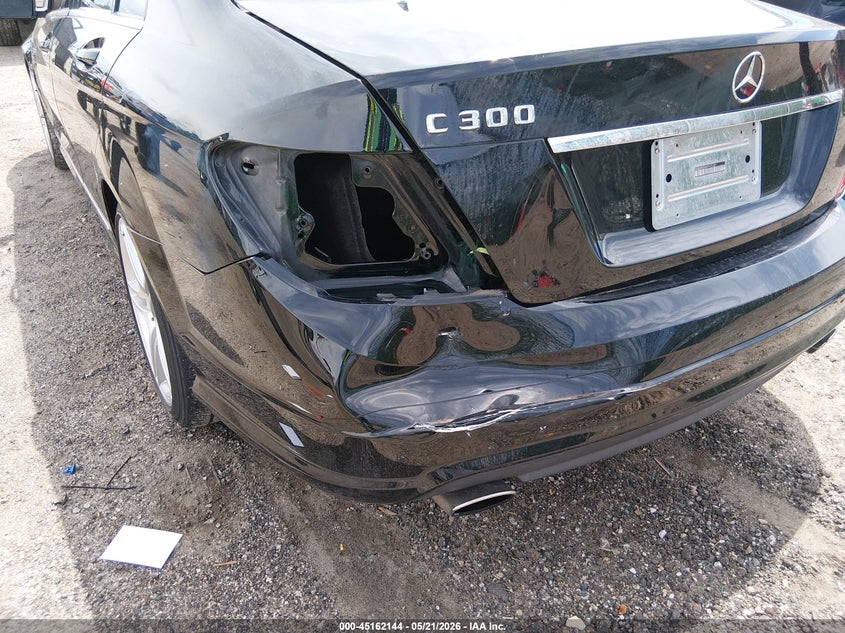 2010 Mercedes-benz C class VIN WDDGF5EB8AF445532 IAAI salvage auction — REAR END, Salvage (Kansas), sold $1,575 on 2026-08-07 (photo 6)