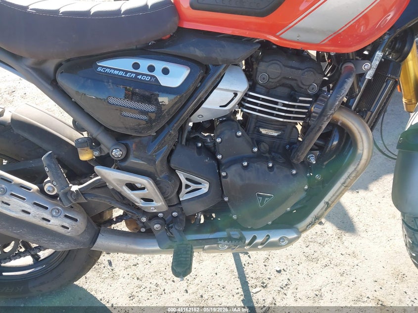 2026 Triumph motorcycle Scrambler VIN SMTT147Y5TNA44214 IAAI salvage auction — SIDE, Salvage (California), sold $1,000 on 2026-07-22 (photo 8)