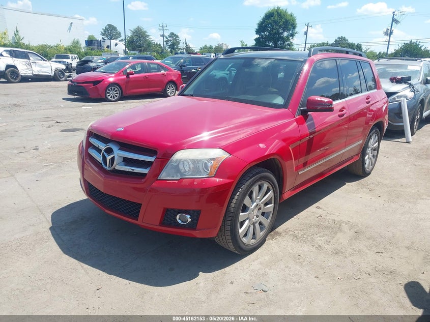 2012 Mercedes-benz Glk-klasse VIN WDCGG5GBXCF875001 IAAI salvage auction — REAR END, Salvage (North Carolina), sold $2,150 on 2026-08-05 (photo 2)