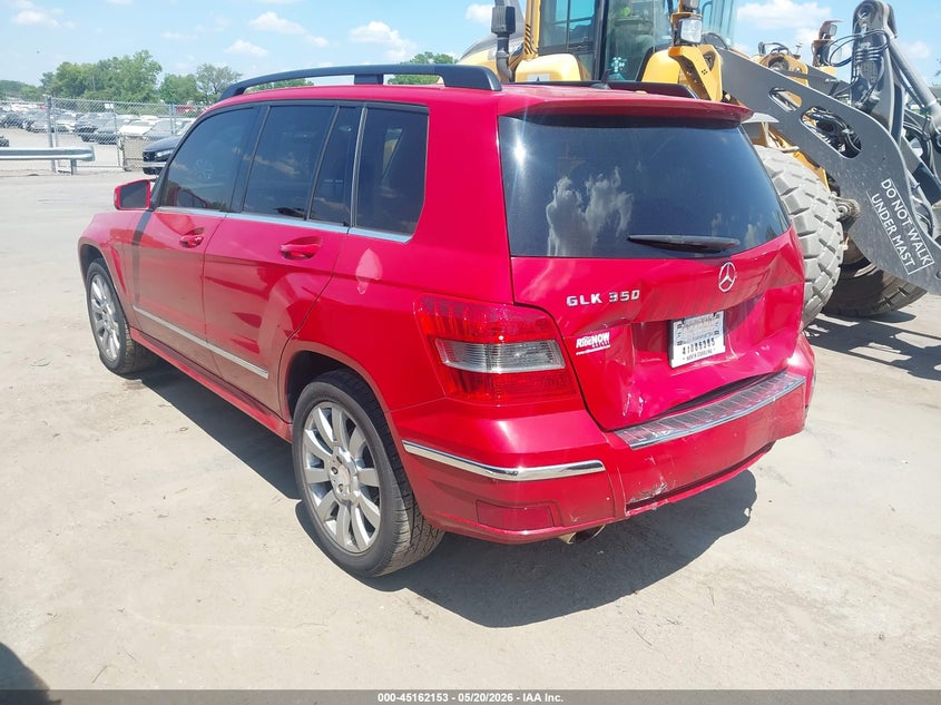 2012 Mercedes-benz Glk-klasse VIN WDCGG5GBXCF875001 IAAI salvage auction — REAR END, Salvage (North Carolina), sold $2,150 on 2026-08-05 (photo 3)