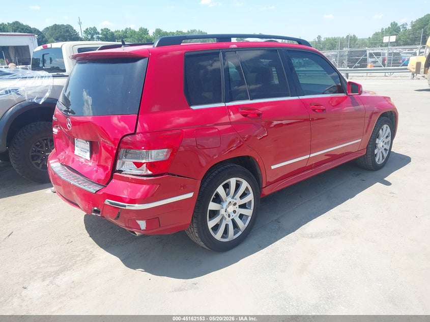 2012 Mercedes-benz Glk-klasse VIN WDCGG5GBXCF875001 IAAI salvage auction — REAR END, Salvage (North Carolina), sold $2,150 on 2026-08-05 (photo 4)