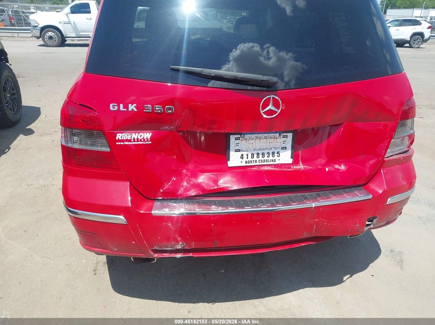 2012 Mercedes-benz Glk-klasse VIN WDCGG5GBXCF875001 IAAI salvage auction — REAR END, Salvage (North Carolina), sold $2,150 on 2026-08-05 (photo 6)