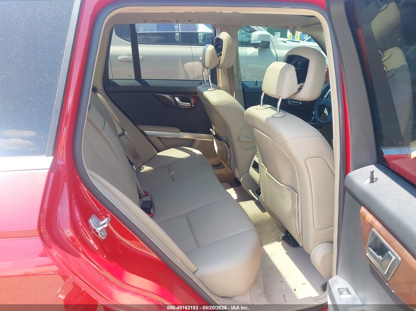 2012 Mercedes-benz Glk-klasse VIN WDCGG5GBXCF875001 IAAI salvage auction — REAR END, Salvage (North Carolina), sold $2,150 on 2026-08-05 (photo 8)
