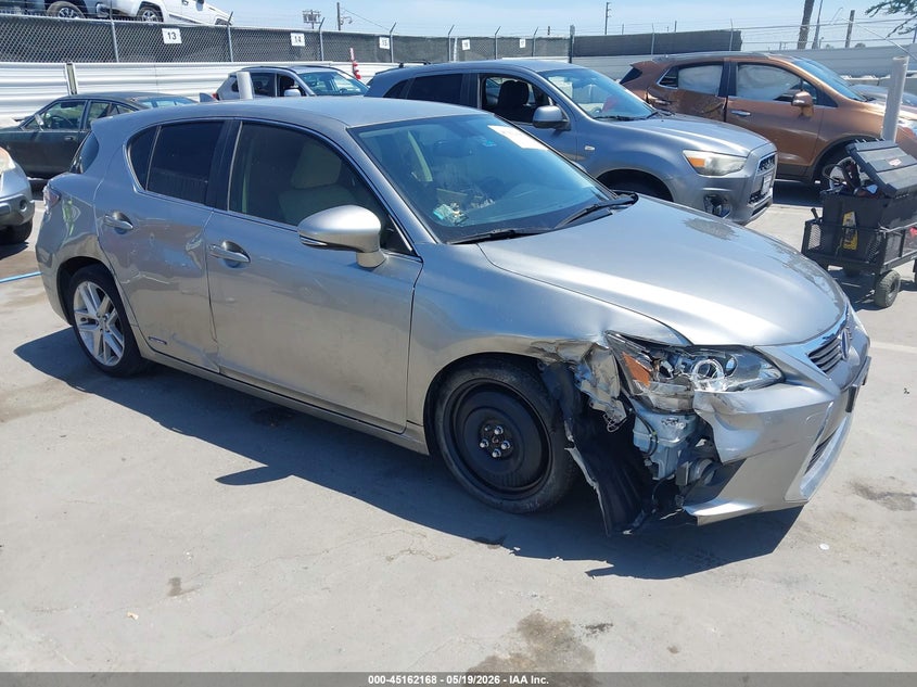 2017 Lexus Ct VIN JTHKD5BH9H2298995 IAAI salvage auction — RIGHT SIDE, Salvage (California), sold $4,650 on 2026-07-15 (photo 1)