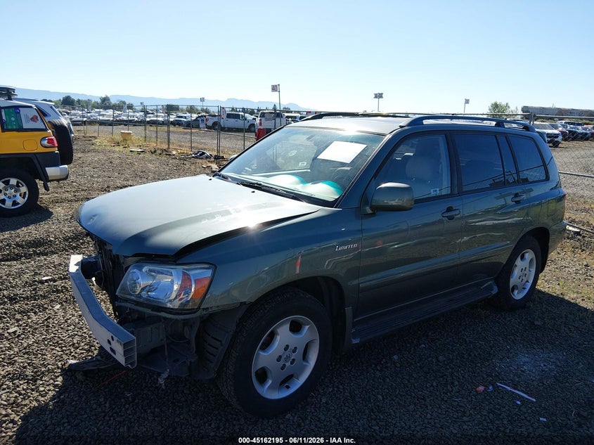2005 Toyota Highlander VIN JTEEP21A950073696 IAAI salvage auction — FRONT END, Salvage (Oregon), sold $975 on 2026-07-20 (photo 2)