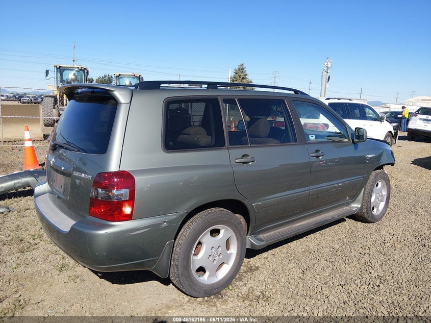 2005 Toyota Highlander VIN JTEEP21A950073696 IAAI salvage auction — FRONT END, Salvage (Oregon), sold $975 on 2026-07-20 (photo 4)