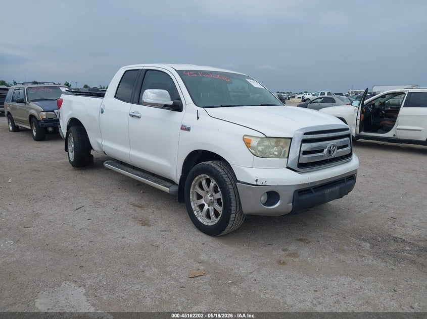 2010 Toyota Tundra VIN 5TFRY5F11AX090054 IAAI salvage auction — REAR END, Salvage (Texas), sold $4,525 on 2026-07-15 (photo 1)