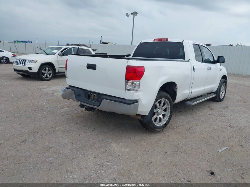 2010 Toyota Tundra VIN 5TFRY5F11AX090054 IAAI salvage auction — REAR END, Salvage (Texas), sold $4,525 on 2026-07-15 (photo 4)