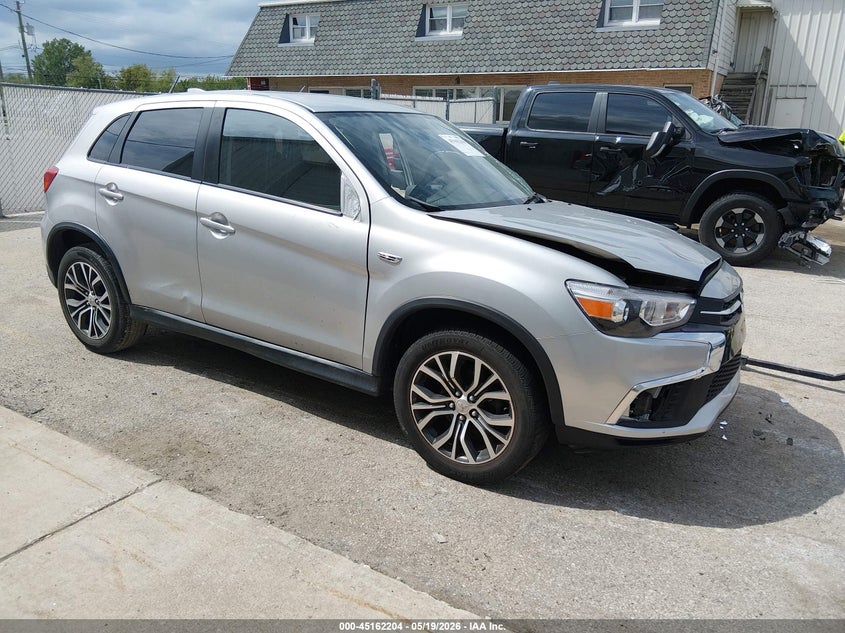 2019 Mitsubishi Outlander VIN JA4AP3AUXKU015159 IAAI salvage auction — FRONT & REAR, Salvage (Illinois), sold $1,750 on 2026-07-07 (photo 1)