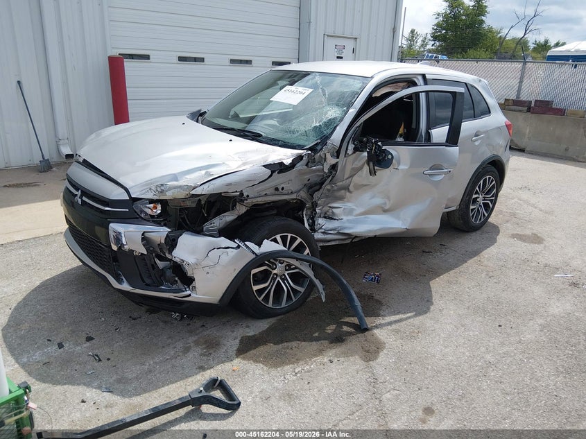 2019 Mitsubishi Outlander VIN JA4AP3AUXKU015159 IAAI salvage auction — FRONT & REAR, Salvage (Illinois), sold $1,750 on 2026-07-07 (photo 2)
