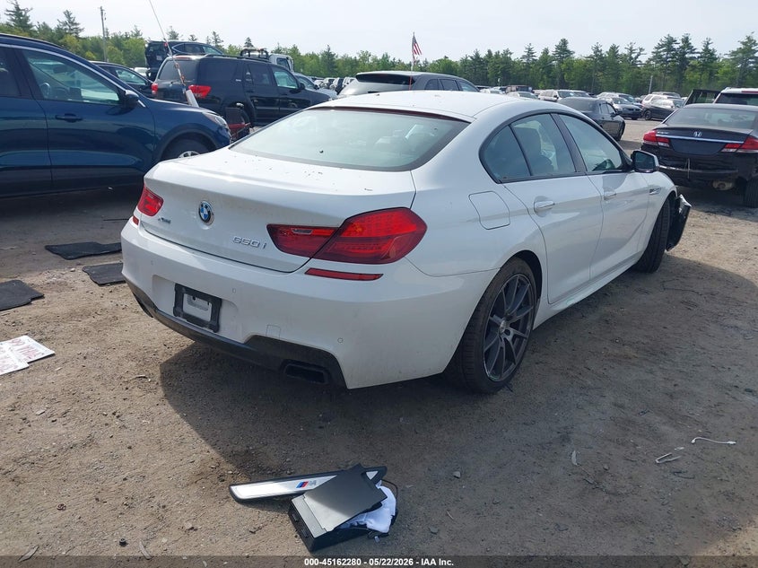 2015 BMW 6er VIN WBA6B4C52FD761470 IAAI salvage auction — SIDE, Salvage (Massachusetts), sold $3,900 on 2026-08-14 (photo 4)
