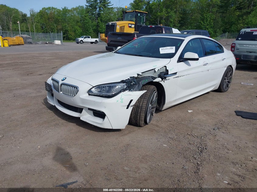 2015 BMW 6er VIN WBA6B4C52FD761470 IAAI salvage auction — SIDE, Salvage (Massachusetts), sold $3,900 on 2026-08-14 (photo 2)
