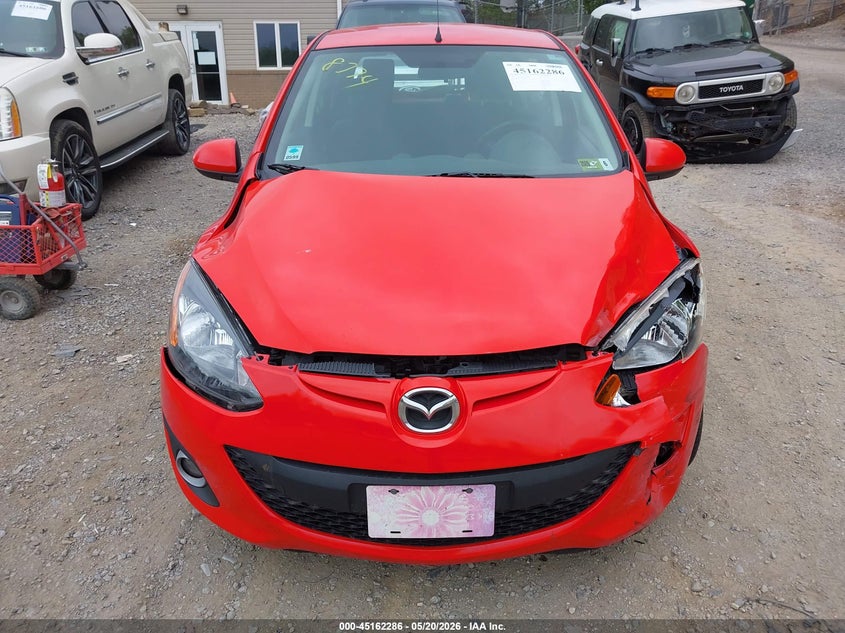 2011 Mazda 2 VIN JM1DE1HZ0B0118774 IAAI salvage auction — FRONT END, Salvage (Pennsylvania), sold $700 on 2026-07-07 (photo 6)