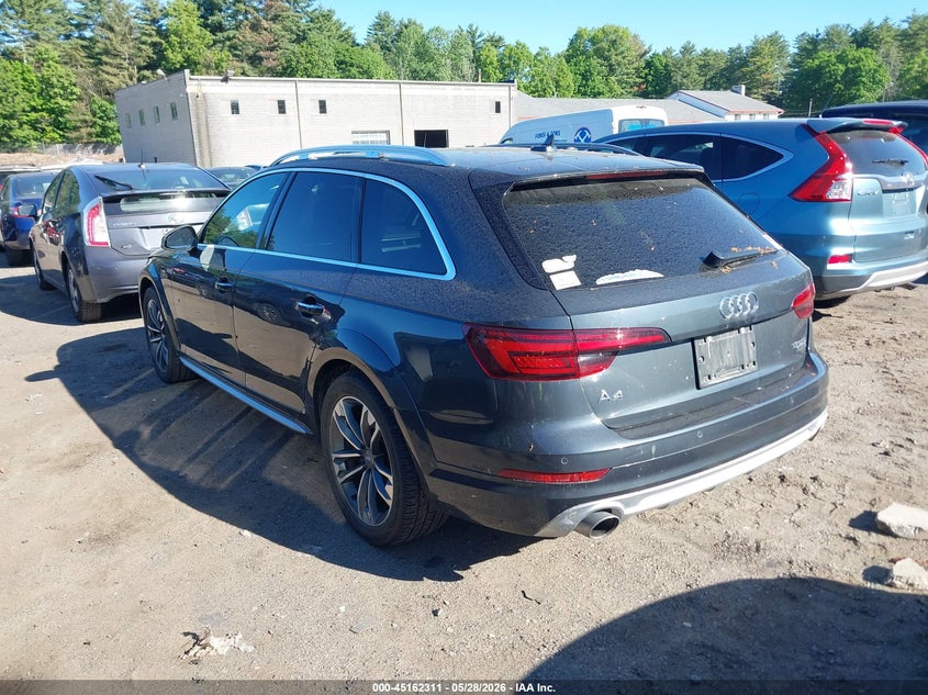 2018 Audi A4 allroad VIN WA18NAF41JA116043 IAAI salvage auction — FRONT END, Salvage Title, sold $8,600 on 2026-07-05 (photo 3)