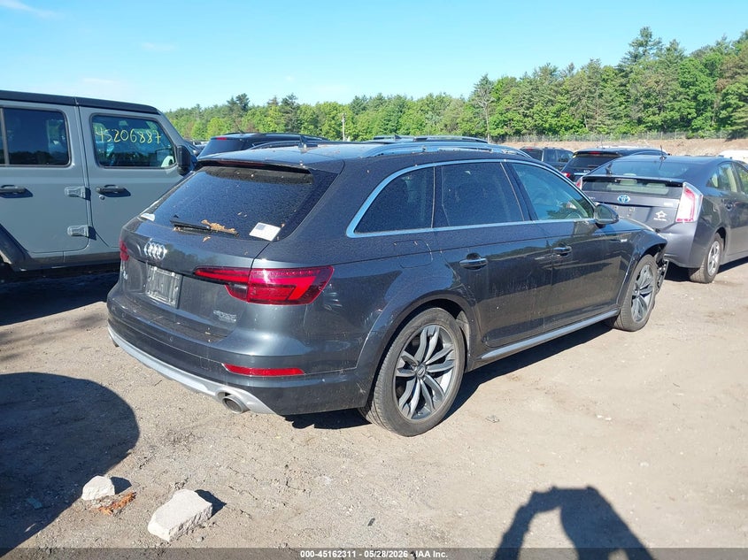 2018 Audi A4 allroad VIN WA18NAF41JA116043 IAAI salvage auction — FRONT END, Salvage Title, sold $8,600 on 2026-07-05 (photo 4)