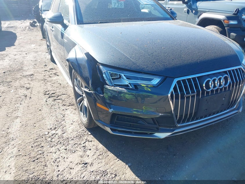 2018 Audi A4 allroad VIN WA18NAF41JA116043 IAAI salvage auction — FRONT END, Salvage Title, sold $8,600 on 2026-07-05 (photo 6)