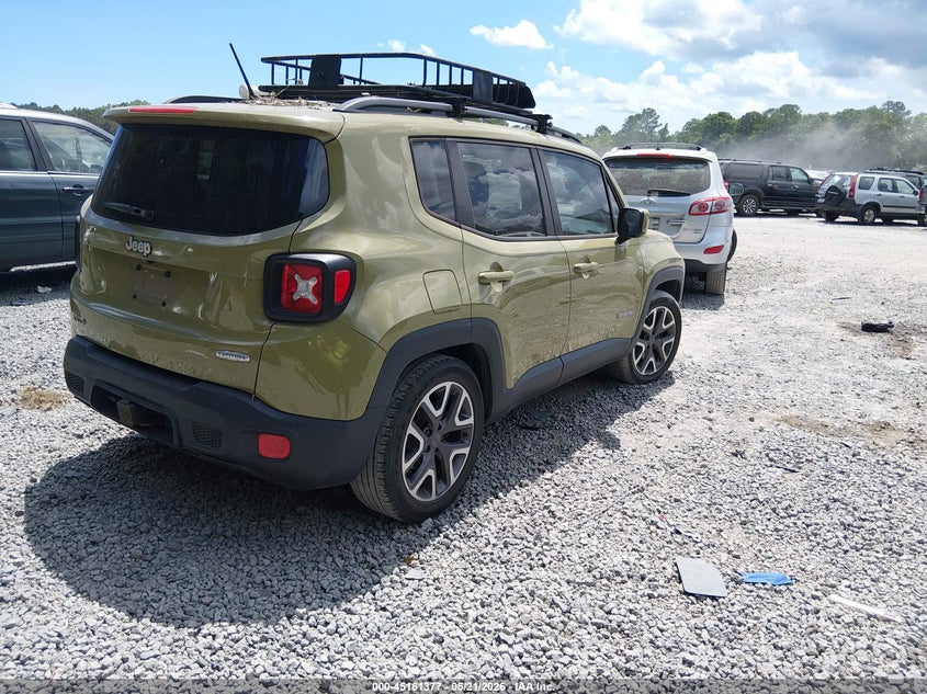 2015 Jeep Renegade VIN ZACCJABT8FPB81259 IAAI salvage auction — FRONT END, Salvage (South Carolina), sold $1,300 on 2026-07-21 (photo 4)