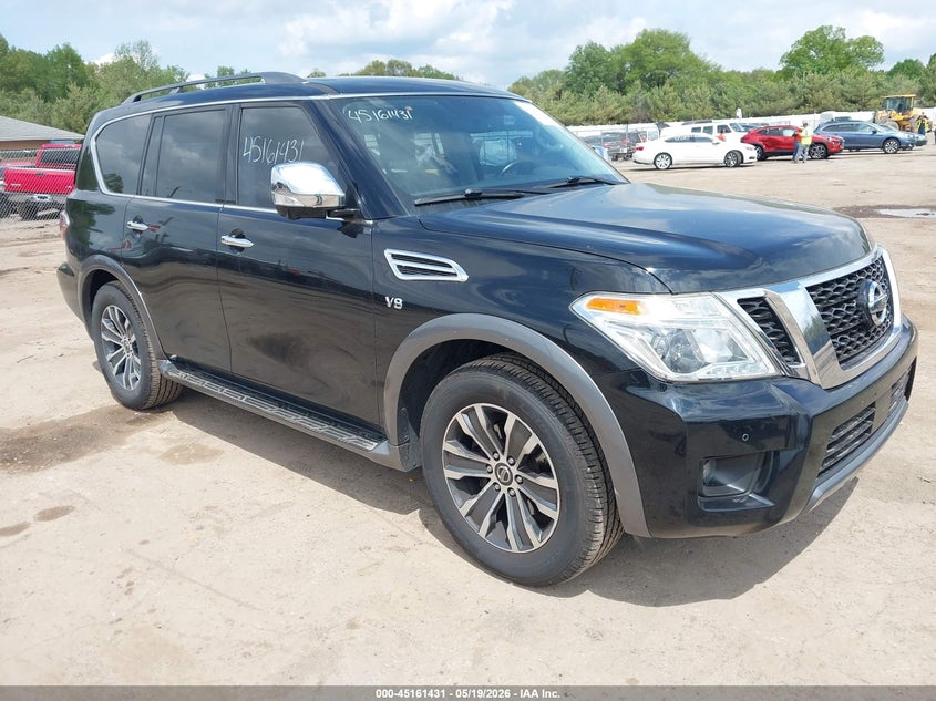2019 Nissan Armada VIN JN8AY2NC7K9583066 IAAI salvage auction — REAR END, Salvage (Indiana), sold $8,200 on 2026-07-21 (photo 1)