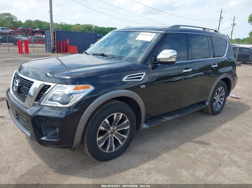 2019 Nissan Armada VIN JN8AY2NC7K9583066 IAAI salvage auction — REAR END, Salvage (Indiana), sold $8,200 on 2026-07-21 (photo 2)